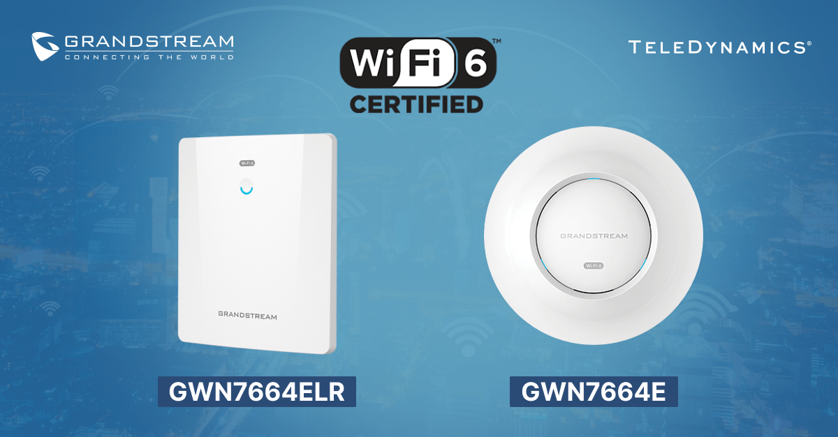 Grandstream GWN7664E and GWN7664ELR access points with next-gen Wi-Fi 6